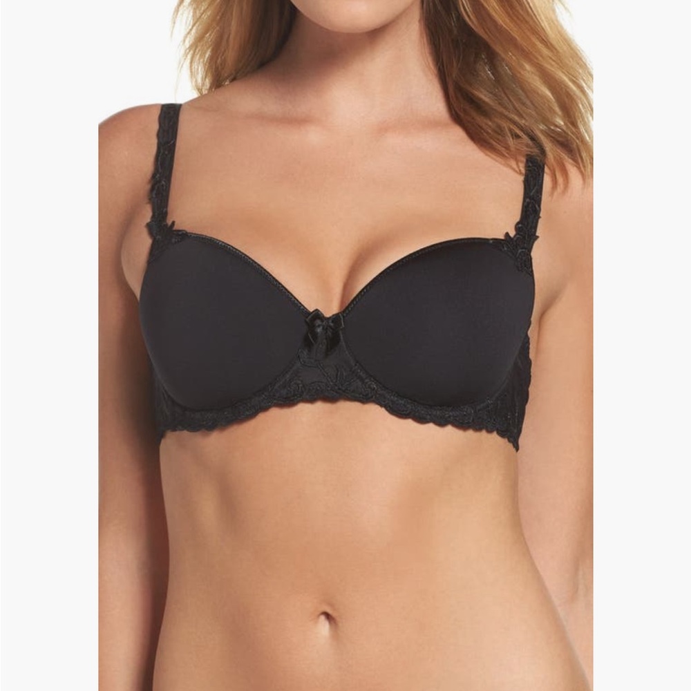 Simone Perele Andola 3D Molded Underwire Bra  BLUE/Gray Color